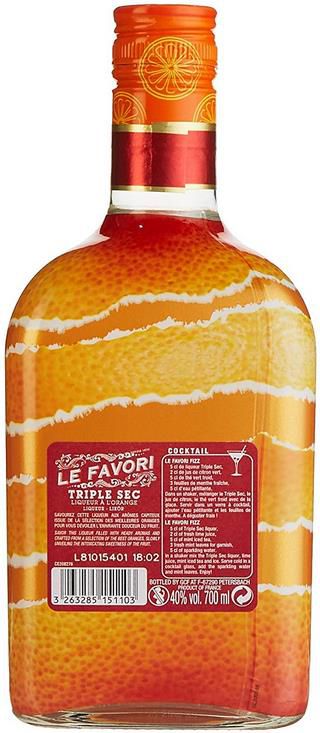 3x Le Favori Triple Sec Orangenlikör 40% Vol 3 x 0.7 l ab 22,92€ (statt 30€)   Prime Sparabo