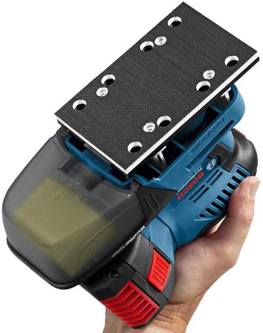 Bosch Professional GSS 18V 10 Akku Schwingschleifer ohne Akkus und Ladegerät in L BOXX für 95,43€ (statt 110€)