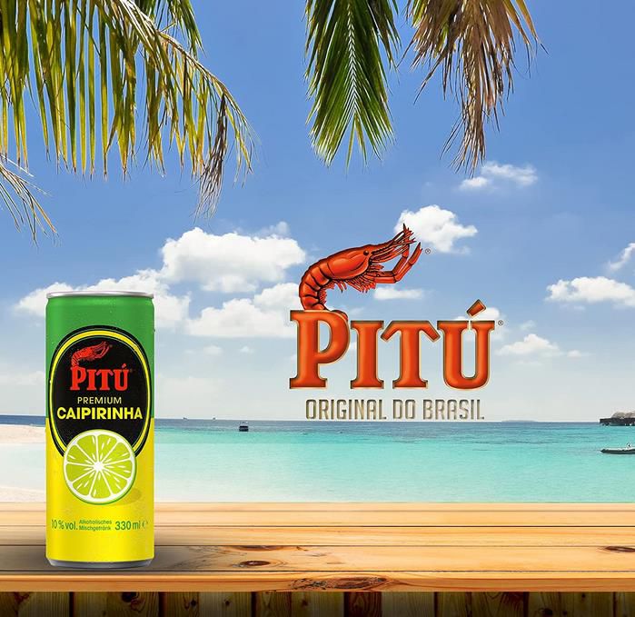 12er Pack Pitu Caipirinha Mischgetränk 12 x 0.33l für 25,39€ + Pfand (statt 37€)   Prime