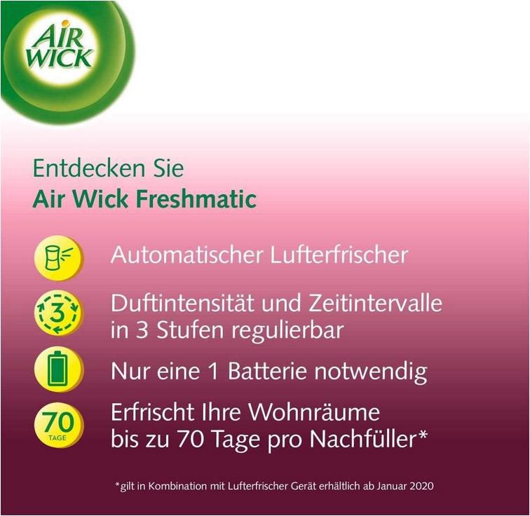 Air Wick Freshmatic Max Vorteilspack mit Gerät und 2 Nachfüllern ab 5,99€ (statt 12€)   Prime