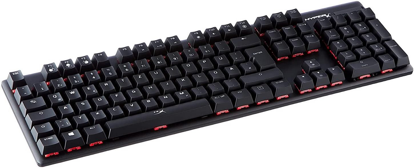 HyperX HX KB6RDX DE Alloy Origins, RGB Mechanische Gaming Tastatur für 82,99€ (statt 107€)