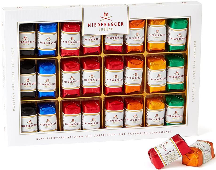 Niederegger Marzipan Klassiker Variationen 300 g ab 8,10€ (statt 14€)   Prime Sparabo