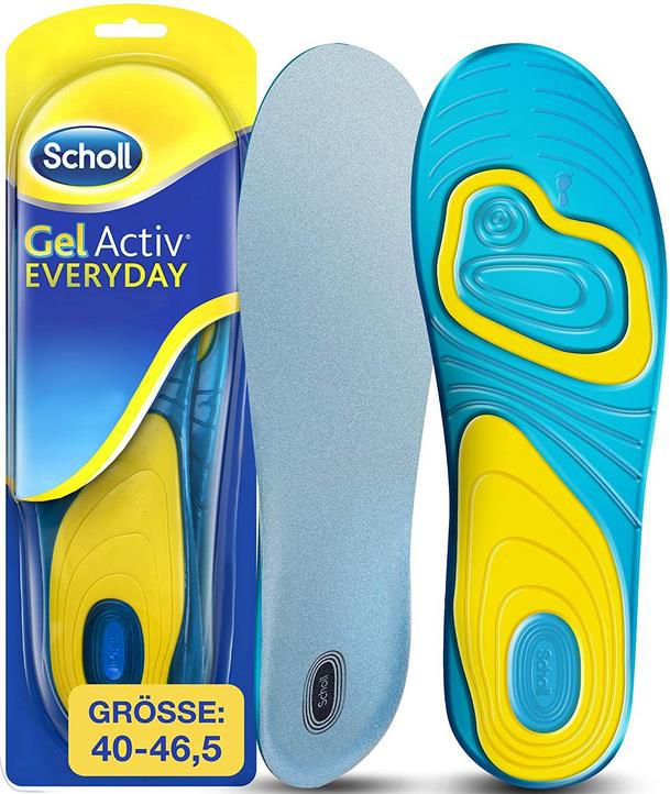 Scholl GelActiv Einlegesohlen Everyday für Freizeitschuhe ab 7,10€ (statt 10€)