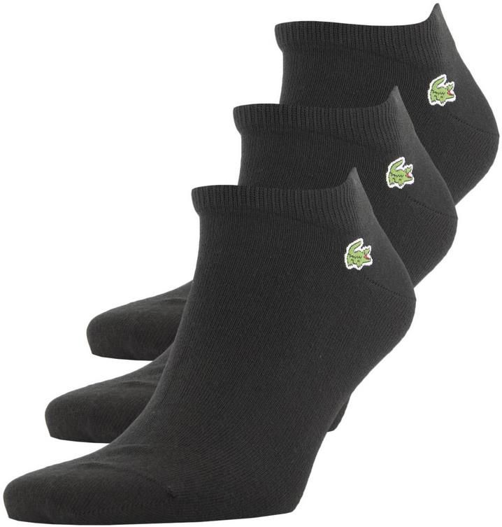 3er Pack Lacoste Sport Herren Sneakersocken in Weiß oder Schwarz für 18,86€ (statt 24€)