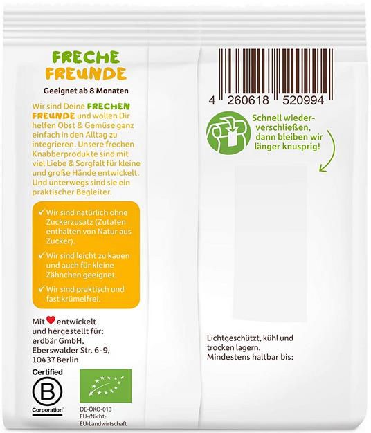 7er Pack Freche Freunde Bio Babykekse mit Dinkel & Banane, ab 8 Monaten, vegan 7 x 100g ab 9,31€ (statt 12€)   Prime Sparabo