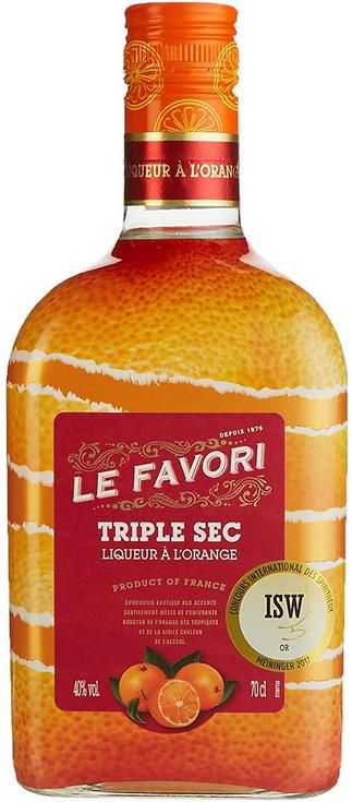 3x Le Favori Triple Sec Orangenlikör 40% Vol 3 x 0.7 l ab 22,92€ (statt 30€)   Prime Sparabo
