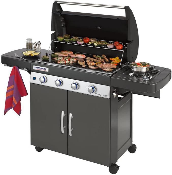 Campingaz Gasgrill 4 Series Classic EXSE mit 4 Edelstahl Brennern und Seitenkocher für 456,95€ (statt 538€)