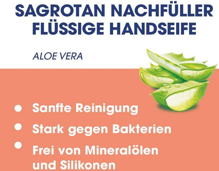 6er Pack Sagrotan Flüssigseife mit Aloe Vera, 500ml ab 16,56€ (statt 21€)