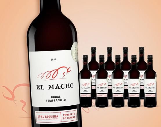 10 Flaschen El Macho Tinto 2019 Rotwein für 40,50€ (statt 70€)