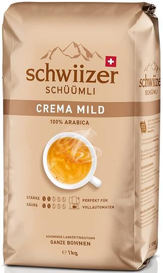 Schwiizer Schüümli Mild Ganze Kaffeebohnen 1kg ab 12,59€ (statt 15€)