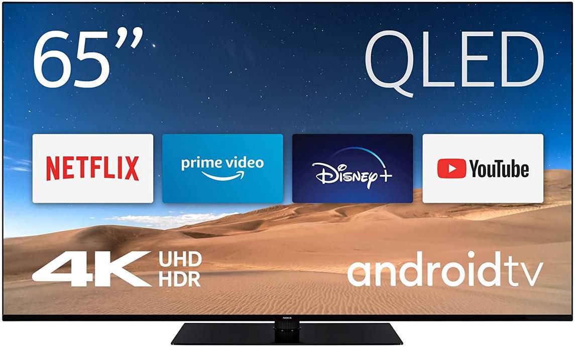 Nokia Smart TV 6500D 65 Zoll 4K QLED Android TV mit Dolby Digital für 669€ (statt 898€)