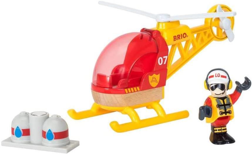 BRIO World 33797   Feuerwehr Hubschrauber für 8,96€ (statt 14€)   Prime