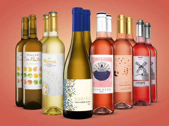 12 Flaschen Weißwein und Rose als Frühlingsfrische Paket für 54,90€ (statt 99€)