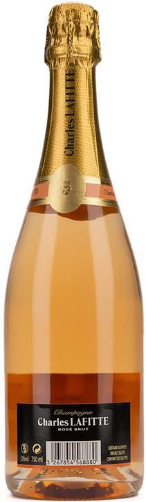 Champagne Charles Lafitte 1834 Brut Rosé in Geschenkverpackung 0.75l für 31,30€ (statt 37€)