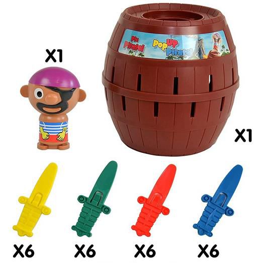 TOMY Pop Up Pirate Gesellschaftsspiel ab 4 Jahren für 11,99€ (statt 15€)   Prime