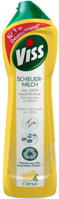 Viss Scheuermilch Citrus 500ml für 1x ab 0,94€ oder 4x ab 3,89€ (statt 1,35€ / 5,40€)   Prime Sparabo