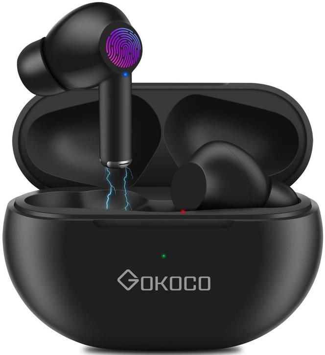 GOKOCO Wireless Bluetooth 5.1 inEar Kopfhörer mit Touch Control für 11,99€ (statt 30€)