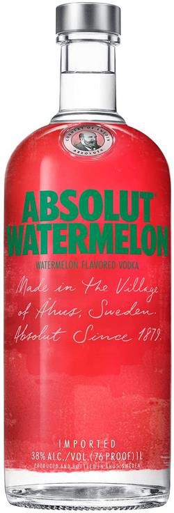 Absolut Watermelon   Vodka mit Wassermelonen Geschmack 38% Vol. 1L für 15,89€ (statt 24€)   Prime