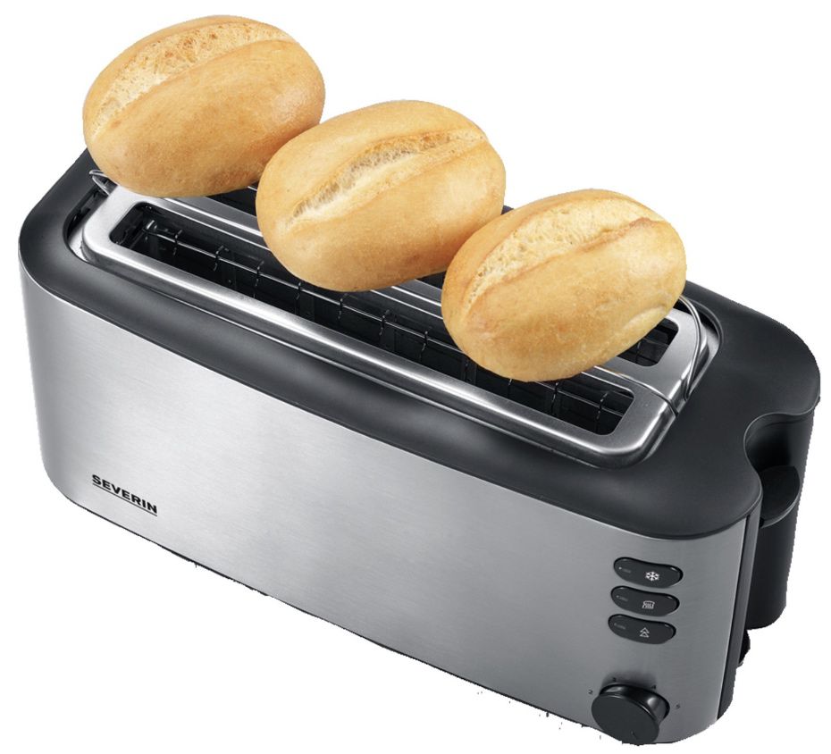 Severin AT 2509 Langschlitztoaster für 4 Scheiben Toast & Brötchenaufsatz für 30,39€ (statt 39€)