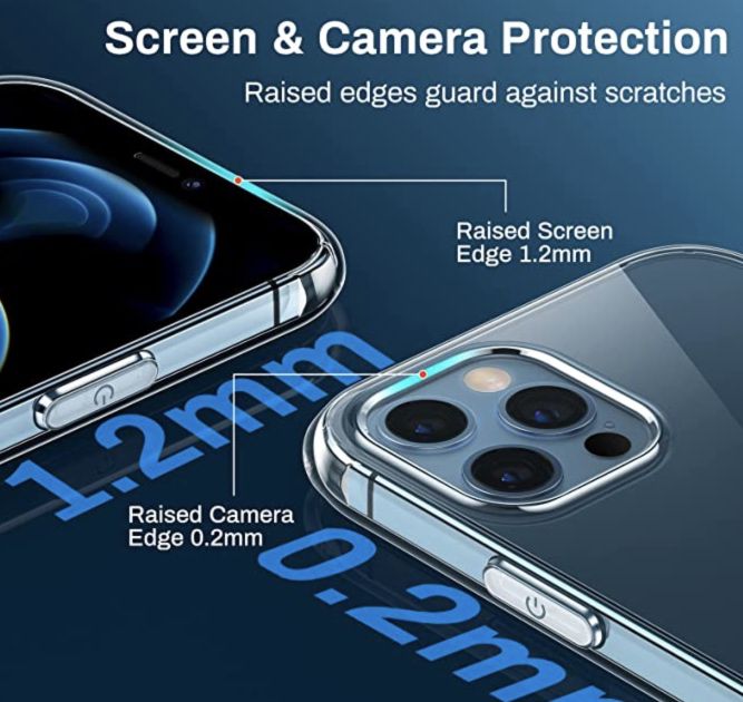 Eono TPU Handyhülle für iPhone 12/12 Pro für 3,99€   Prime