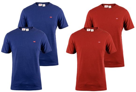 2er Pack: Levis Embroidery Classic Tee in vielen Farben für je 29,90€ (statt 37€)