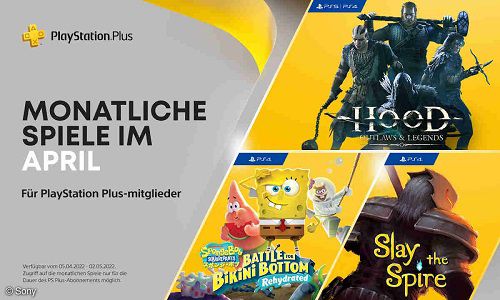 PlayStation Plus: Hood Outlaws & Legends (PS4/PS5), Spongebob Battle for Bikini Bottom (PS4) & Slay the Spire (PS4) gratis
