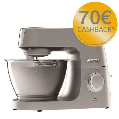 Kenwood Küchenmaschine Chef Elite KVC5401S mit 1200W und 4,6 Liter Schüssel für 379€ (statt 399€) + 70€ Cashback