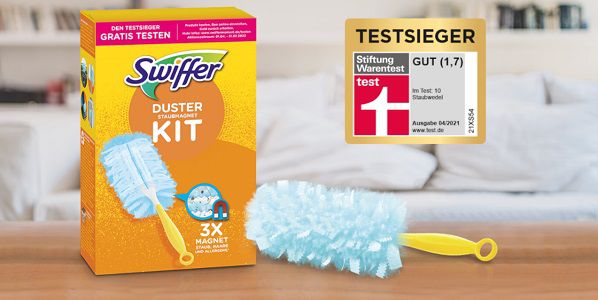 Swiffer Staubmagnet Starterset kostenlos erhalten