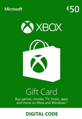 50€ XBox Live Guthabenkarte für 38,48€