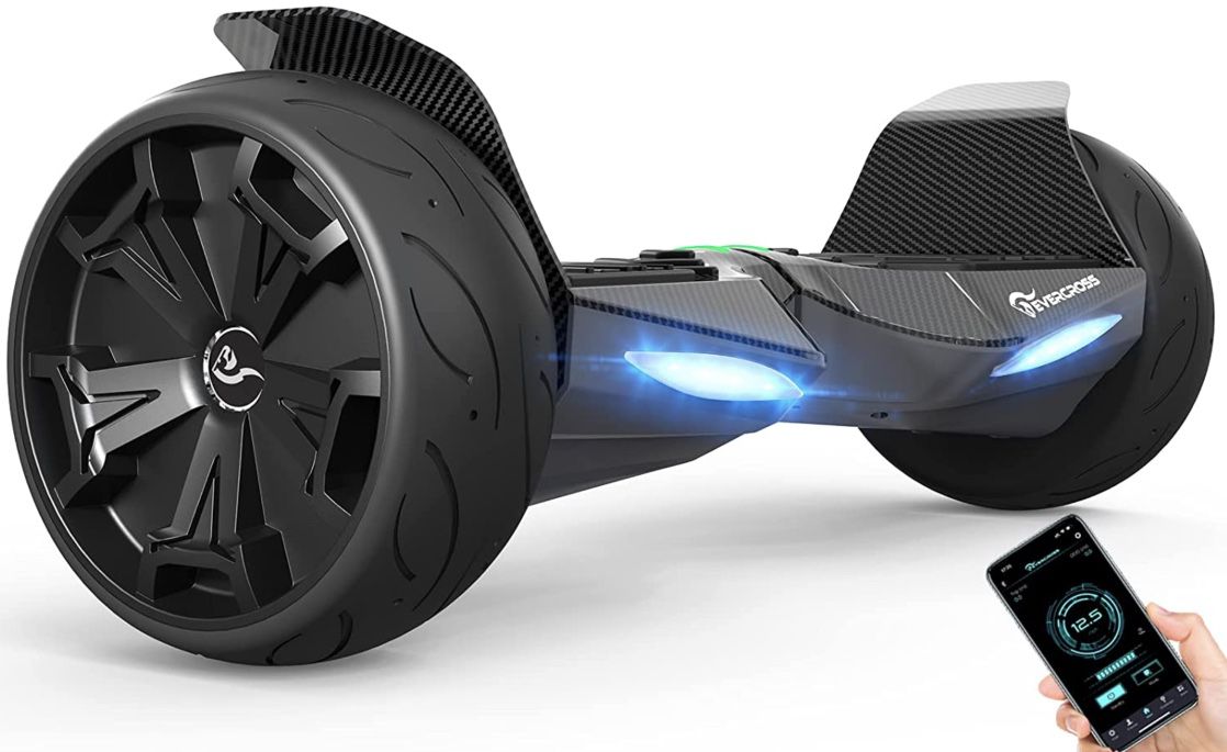 EVERCROSS EV5 Hoverboard mit bis zu 15 km/h & App Steuerung für 219,99€ (statt 250€)