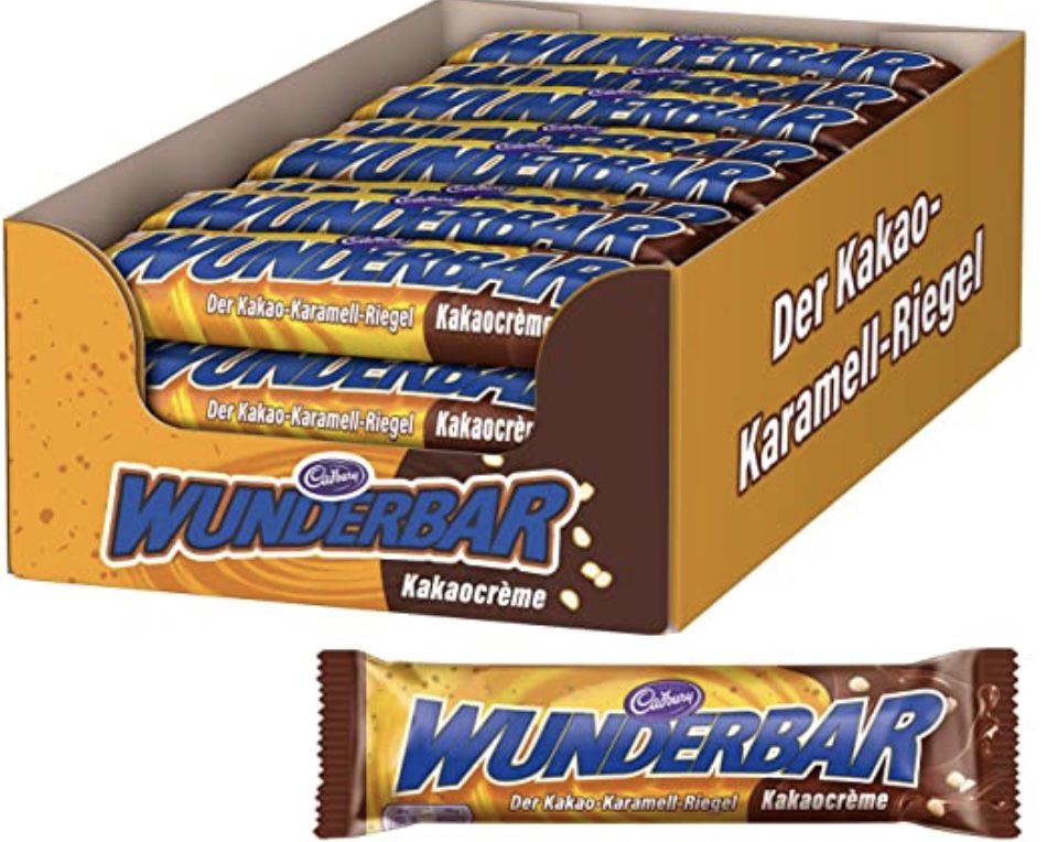 24x WUNDERBAR Kakao Karamel Riegel (je 48g) ab 12,59€ (statt 16€) – Prime Sparabo