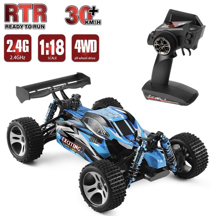 WLtoys XKS 184011 RC Buggy mit 4X4 & bis zu 30km/h für 48,99€ (statt 60€)