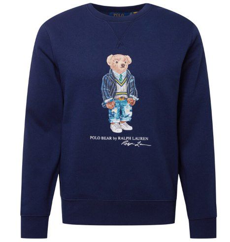 Ralph Lauren Sweatshirt Polo Bear Polo in Blau für 129€ (statt 150€)