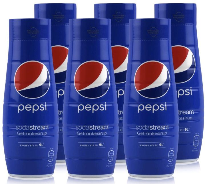 6x SodaStream Sirup (je 440ml) in versch. Sorten z.B. Pepsi für 12,78€ (statt 21€)   kurzes MHD