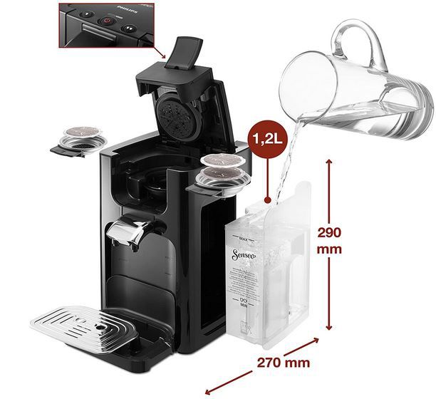 Philips HD7865/80 Domestic Appliances Senseo Kaffeepadmaschine für 80,99€ (statt 99€)