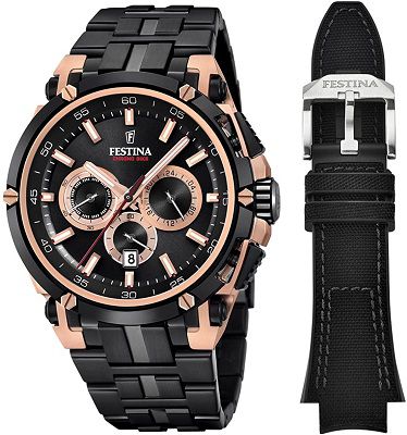 Festina Herren Chronograph F20329/1 mit Edelstahlarmband für 294,60€ (statt 359€)