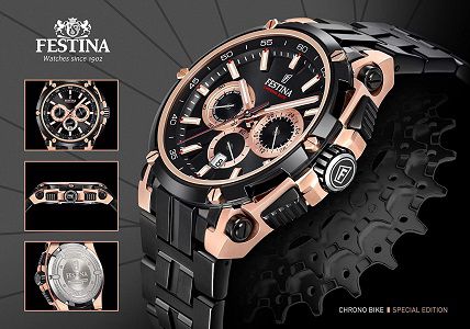 Festina Herren Chronograph F20329/1 mit Edelstahlarmband für 294,60€ (statt 359€)