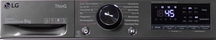 LG Waschmaschine F4WV708P2BA (8 kg, 1400 U/min, EEK: A) für 499€ (statt 619€)