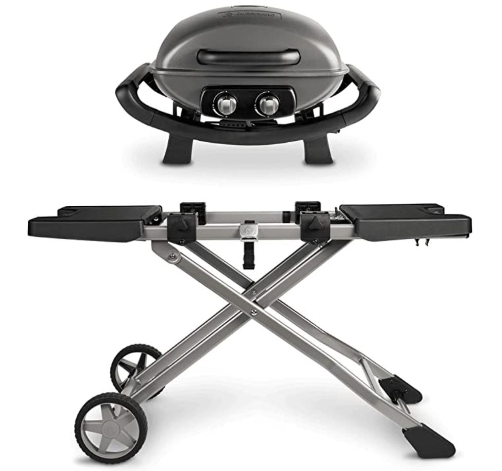 🥩 Burnhard Wayne tragbarer Gasgrill mit 2 Brennern inkl. Rollwagen für 311€ (statt 359€)
