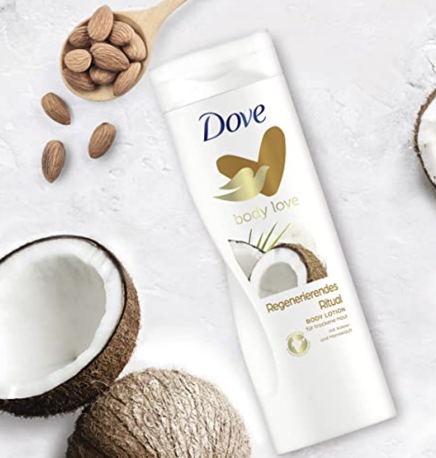 Dove Body Love Bodylotion mit Kokos  und Mandelduft für 1,80€ (statt 3€)   Prime Sparabo