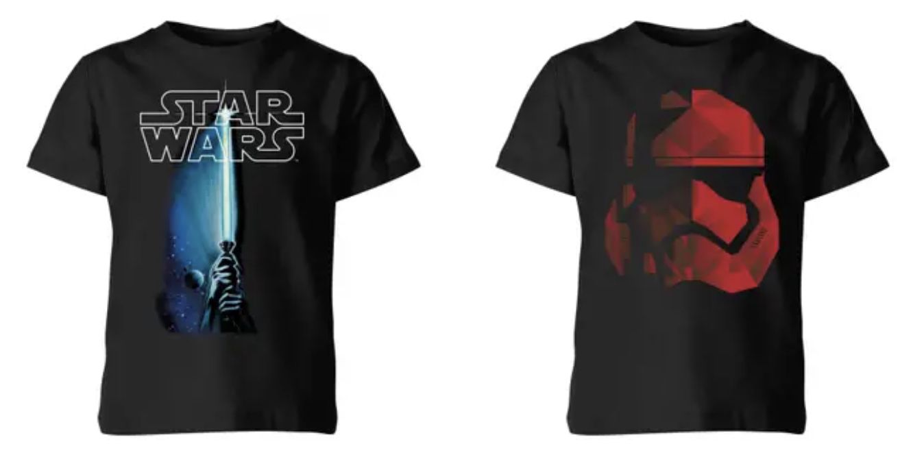 3x Star Wars Motiv T Shirt für 30€ (statt 55€)