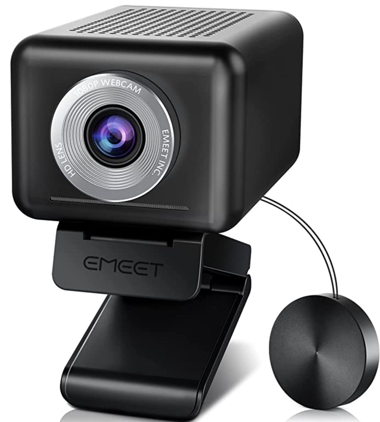 eMeet 1080P Webcam C990 mit 4 Mikrofonen & bis 96° Winkel für 49,99€