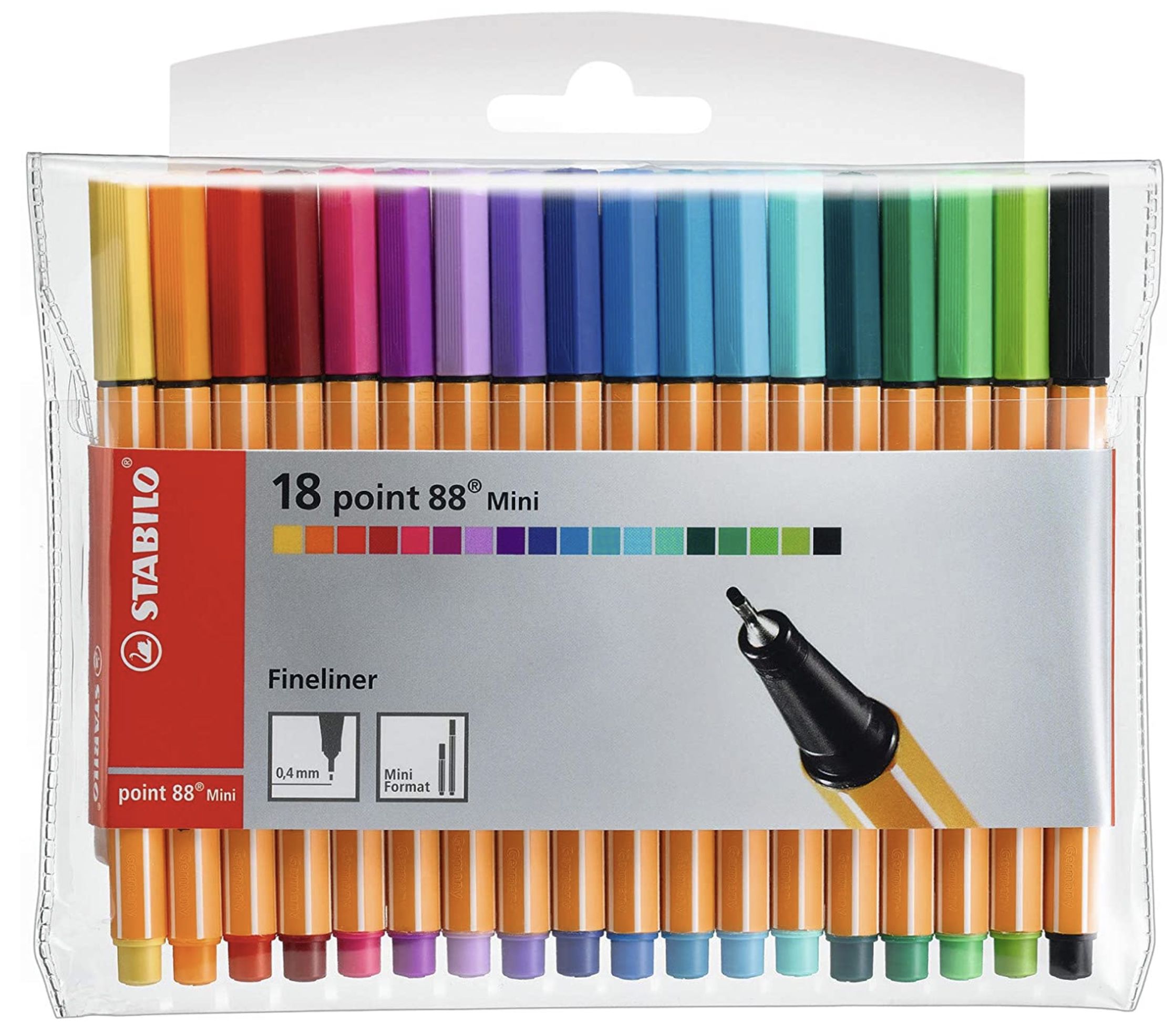 18er Pack STABILO point 88 Mini Fineliner für 8,49€ (statt 12€)
