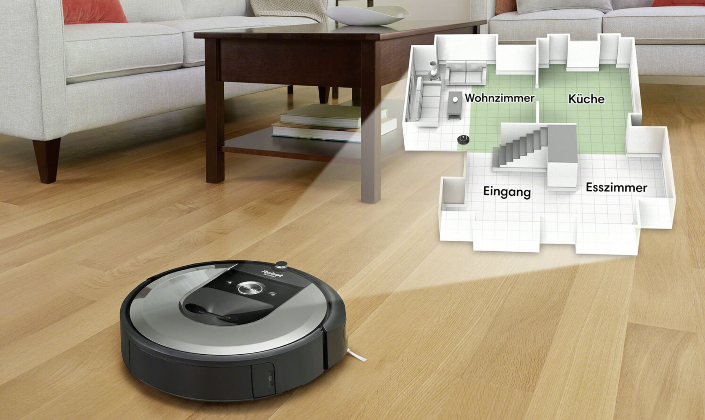 iRobot Roomba i7 (i7156) Saugroboter für 251,10€ (statt neu 435€)   refurbished mit 1 Jahr Garantie