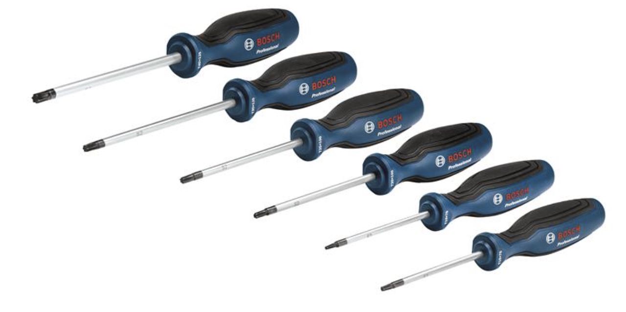 6er Set Bosch Professional Torx Schraubendreher für 25,19€ (statt 33€)
