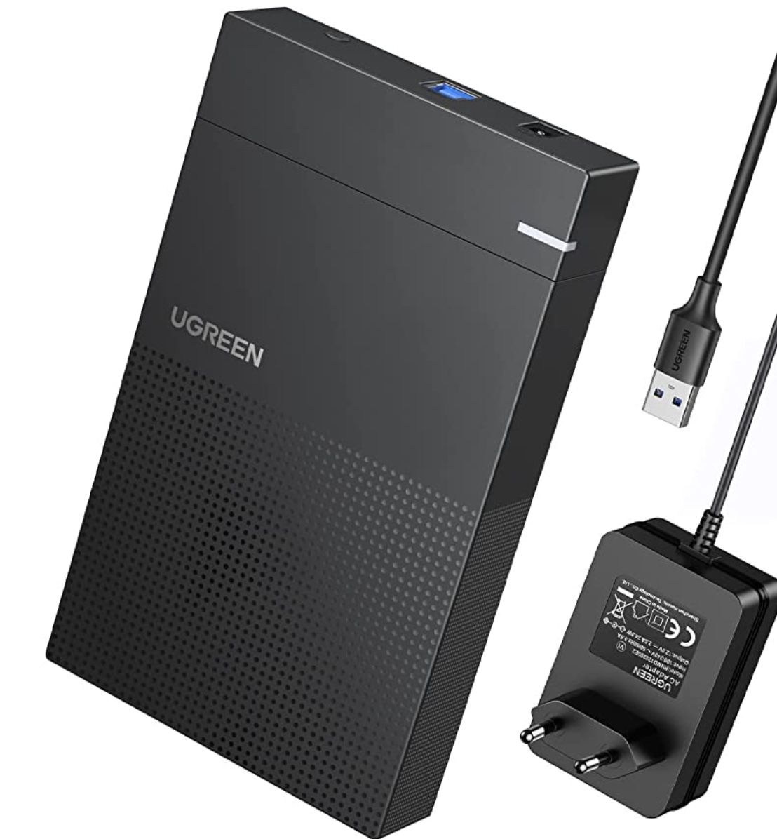 UGREEN Festplattengehäuse 3.5 Zoll USB 3.0 für 22,49€ (statt 30€)