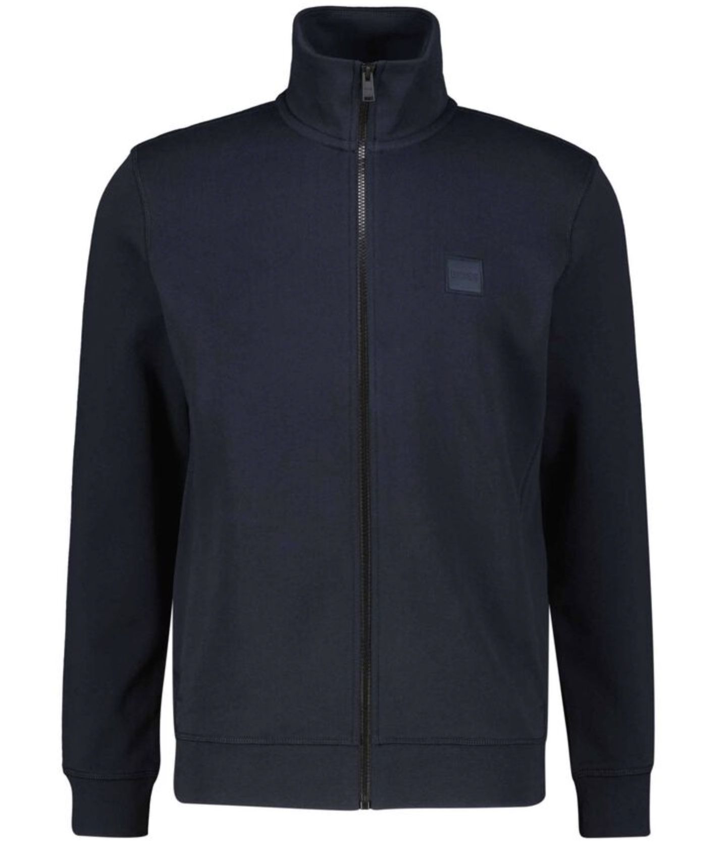 BOSS Herren Sweatjacke Zestart in Marine für 85,91€ (statt 95€)