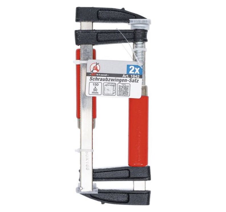 2er Set BGS Diy Schraubzwingen für 5,94€ (statt 7,40€) – Prime