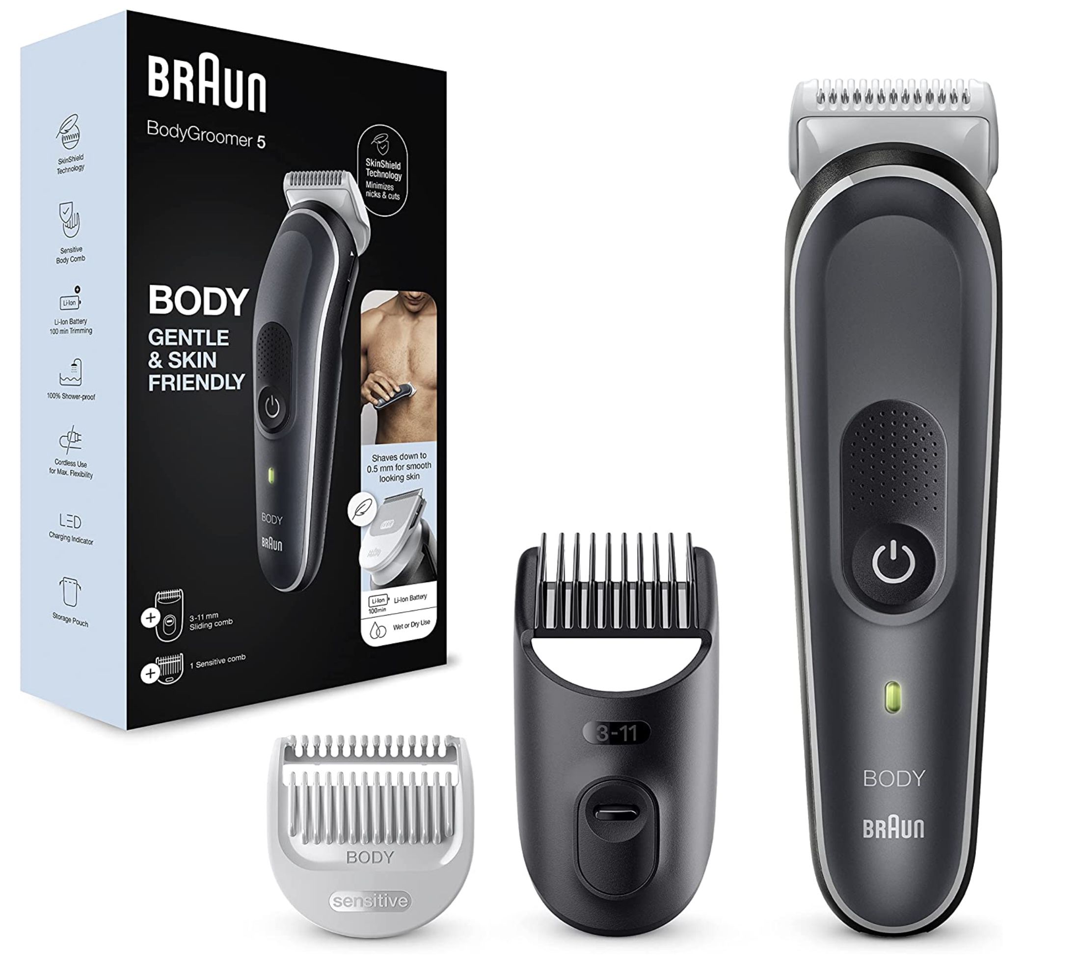 Braun BG5350 Bodygroomer mit SkinShield Technologie für 44,99€ (statt 64€)