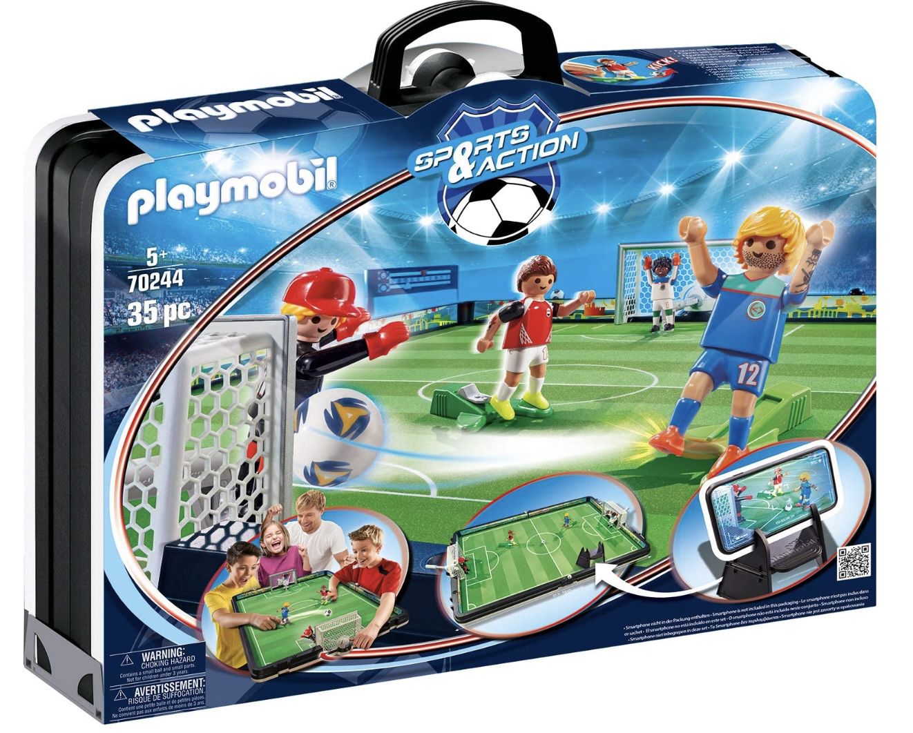 PLAYMOBIL 70244 Sports & Action   Fußballarena & Spielfiguren für 41,24€ (statt 63€)